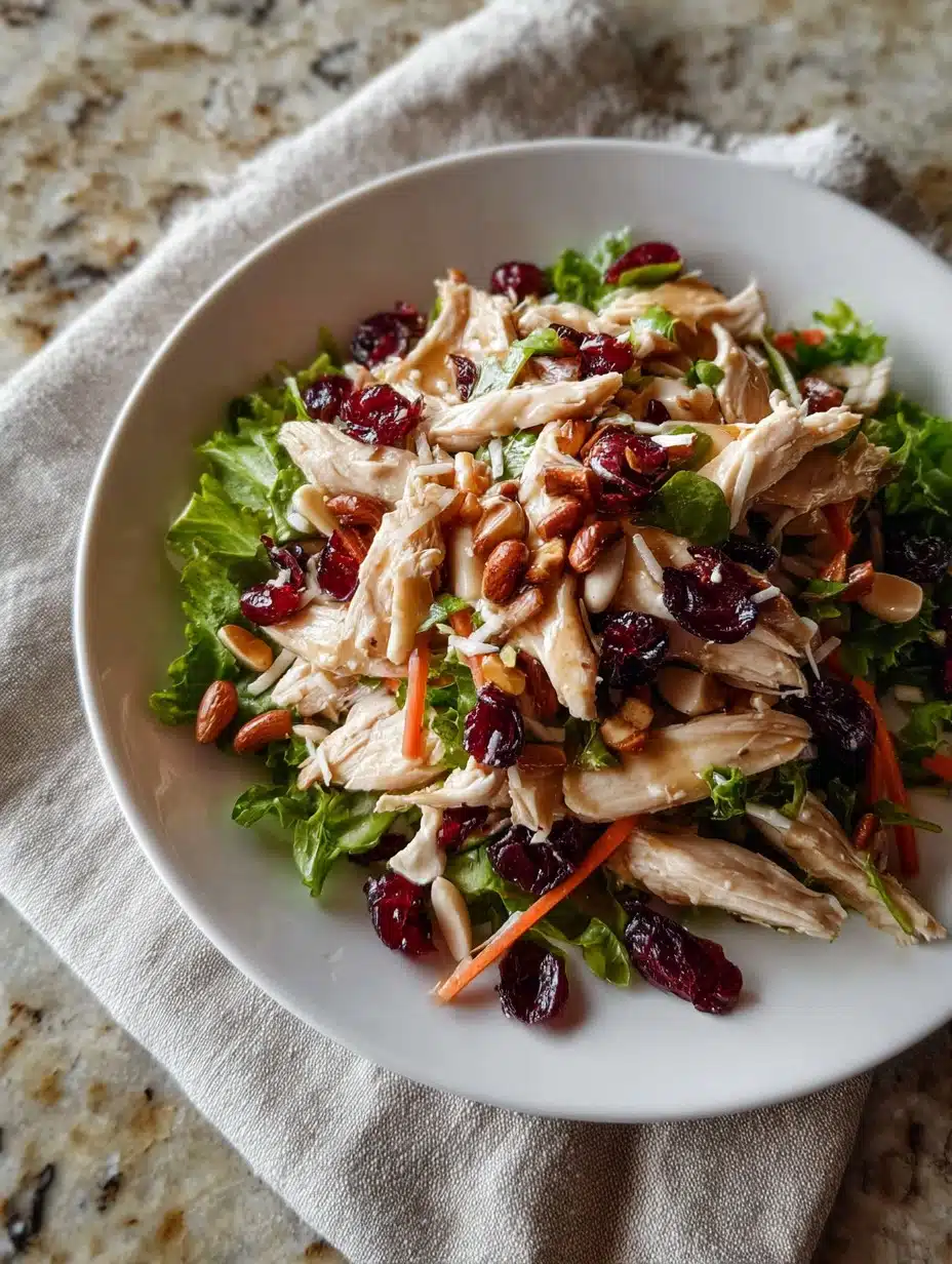 Asian Chicken Cranberry Salad