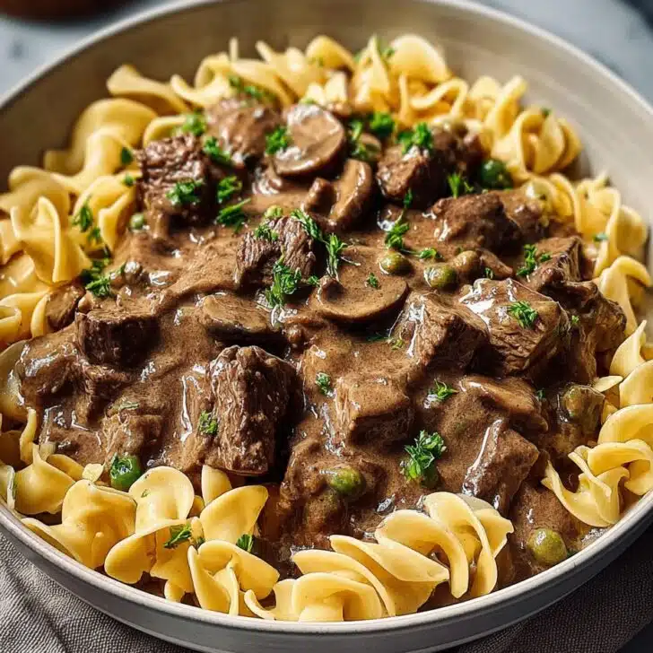 Beef Stroganoff with Egg Noodles: My Comfy Dinner Classic