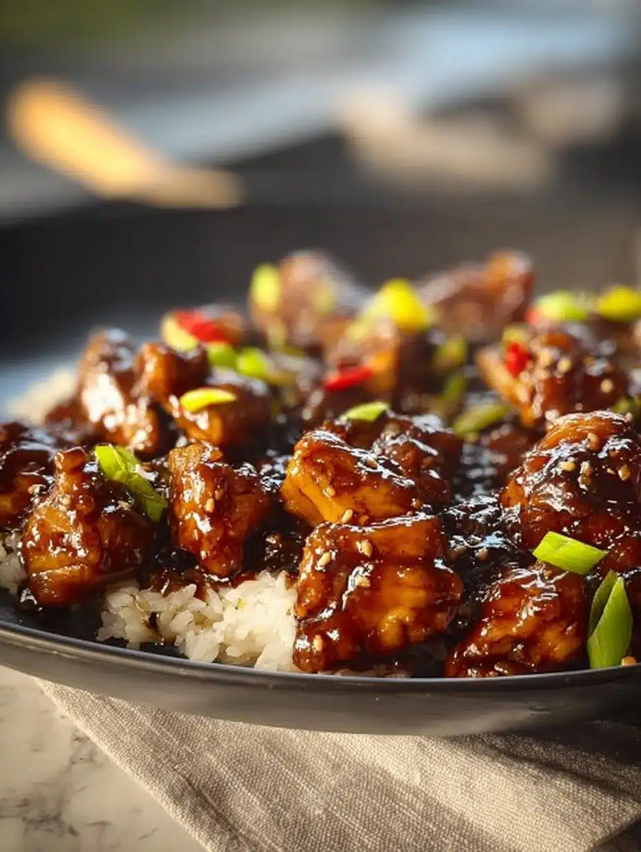 Blackstone Bourbon Chicken
