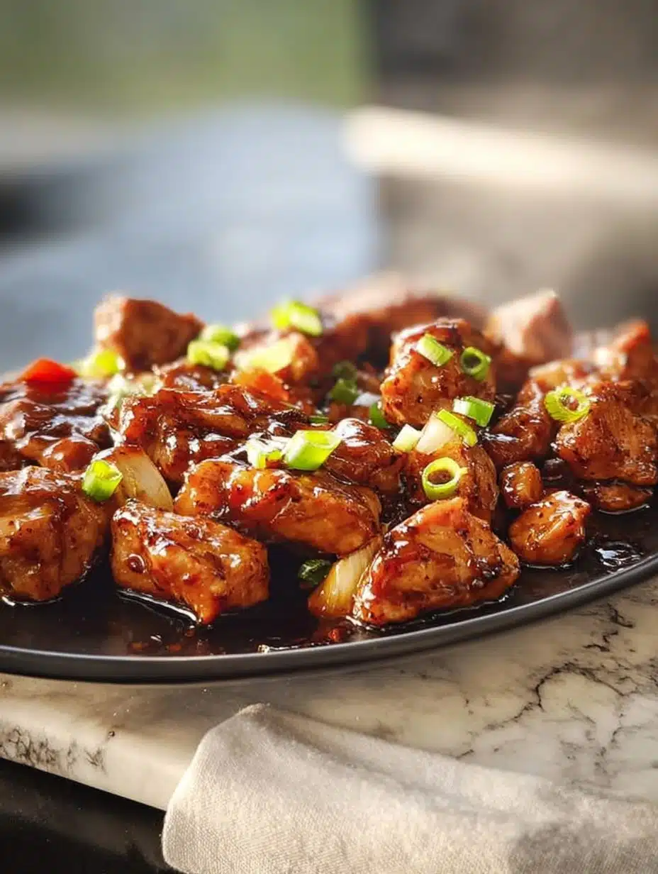 Blackstone Bourbon Chicken