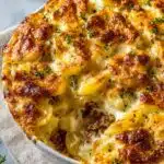 Cheesy Hamburger Potato Casserole: Cozy Family Favorite Recipe