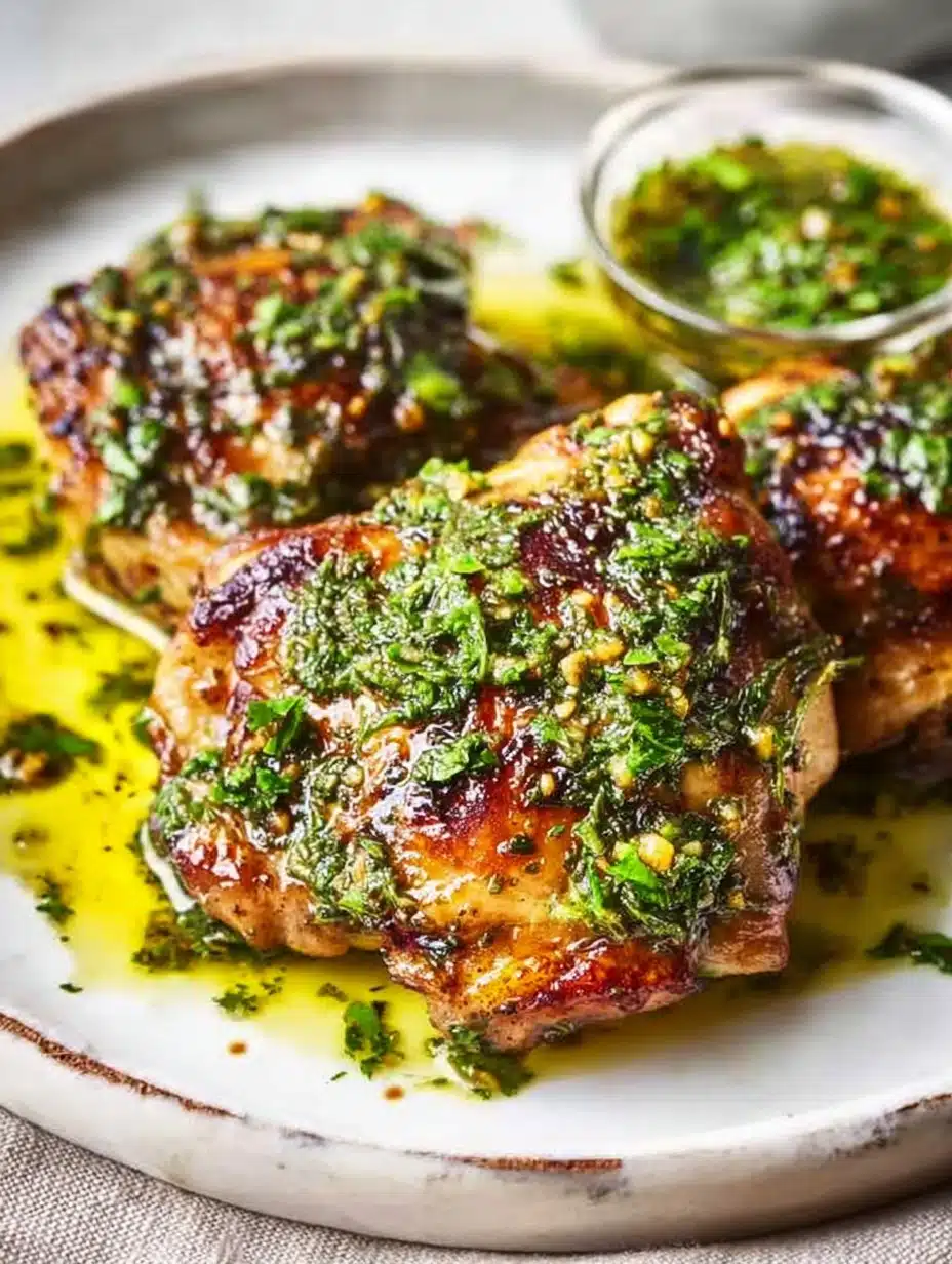 Chimichurri Chicken Thighs