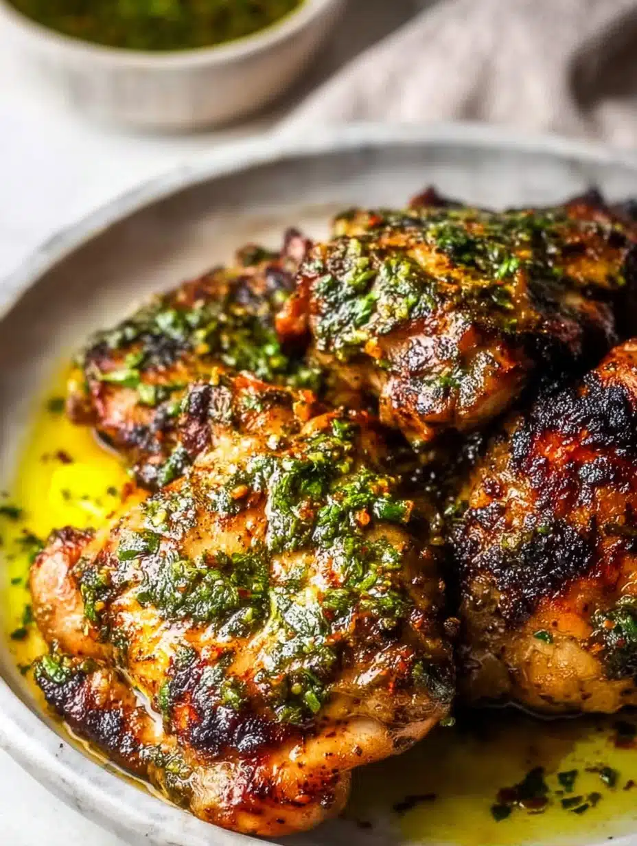 Chimichurri Chicken Thighs