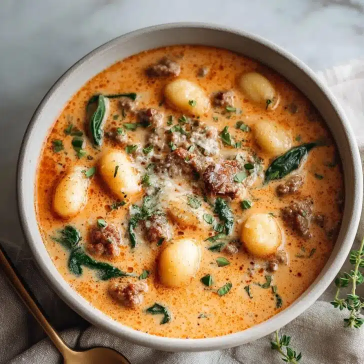 Creamy Italian Sausage Gnocchi Soup Recipe for Cozy Nights