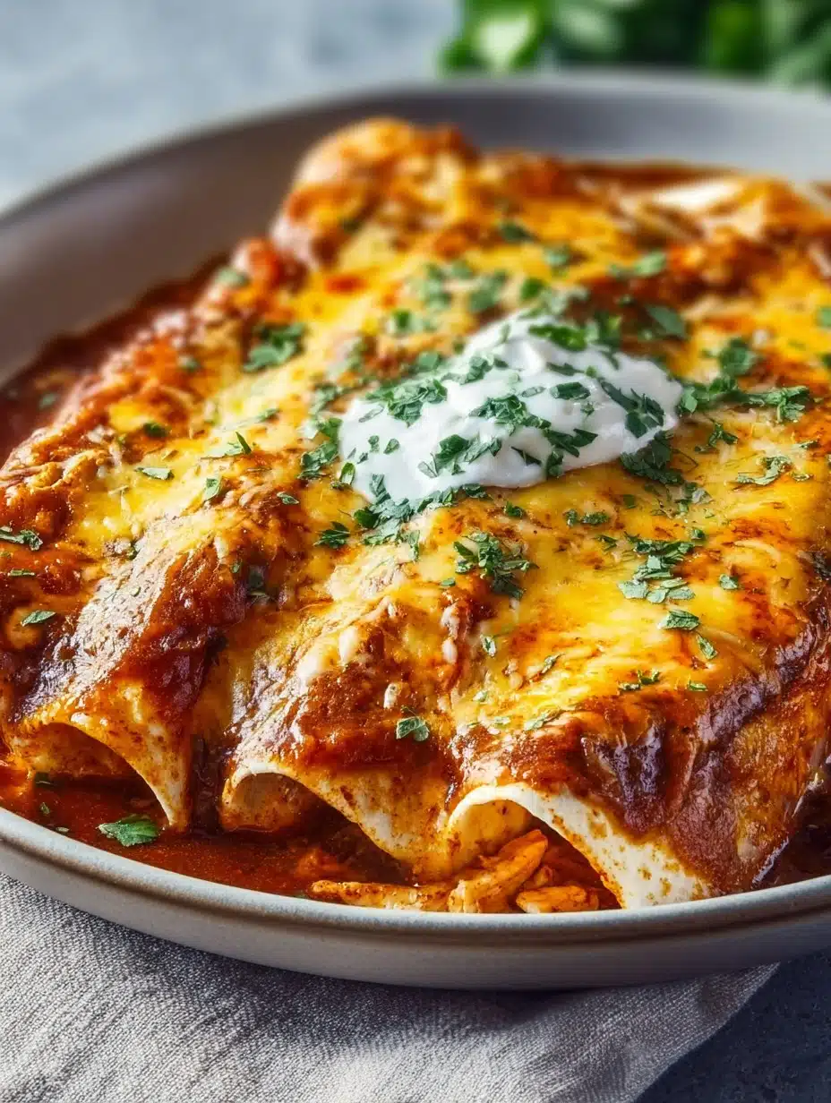 Delicious Chicken Enchiladas