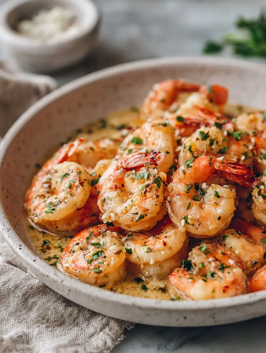 Easy Creamy Garlic Shrimp