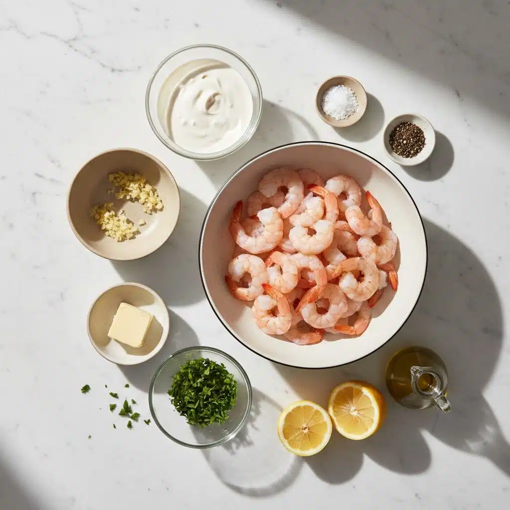 Easy Creamy Garlic Shrimp
