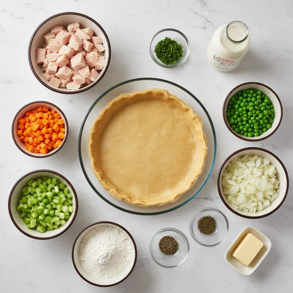Easy Make-Ahead Chicken Pot Pie Freezer Meal