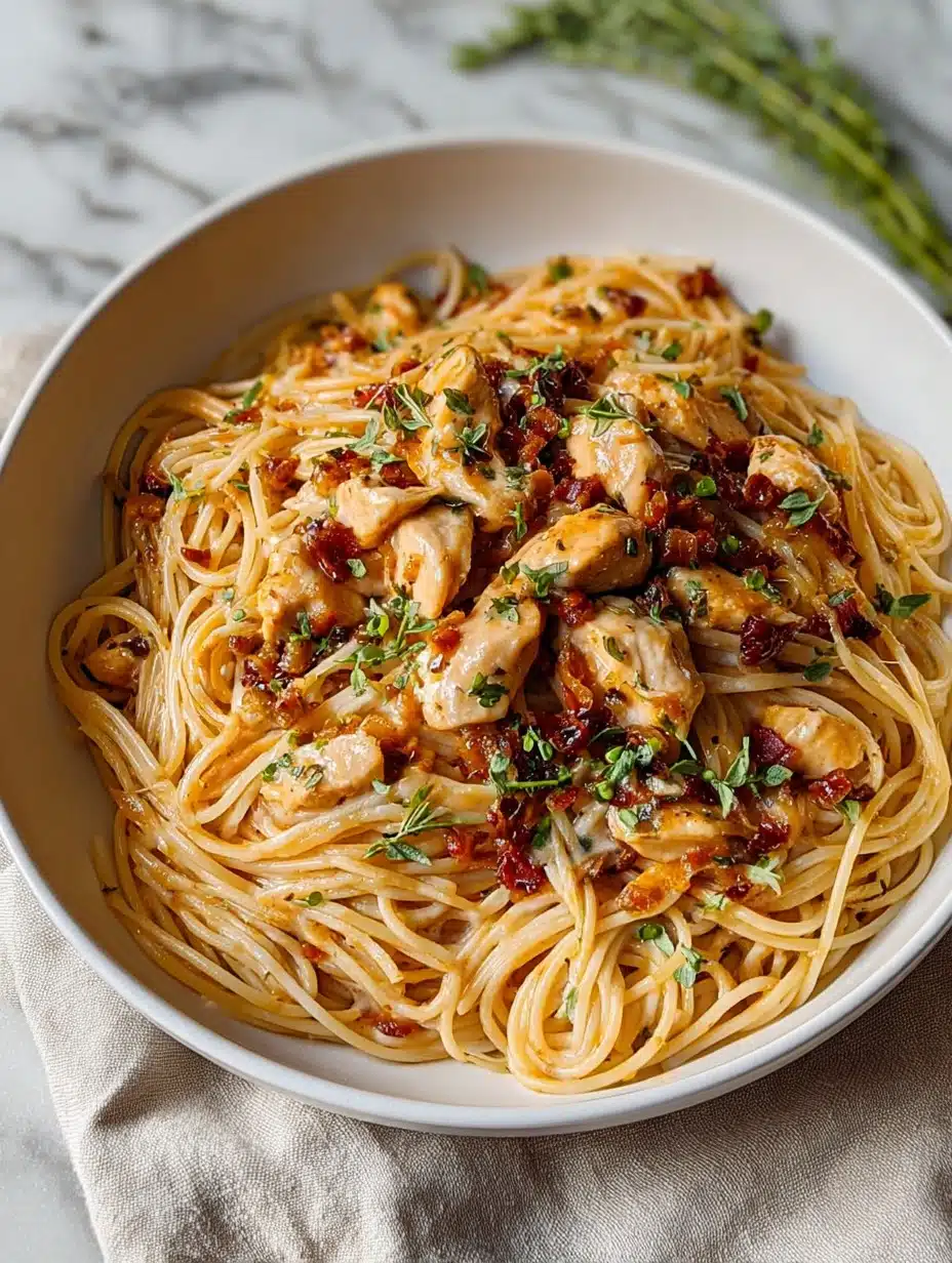 Easy Monterey Chicken Spaghetti