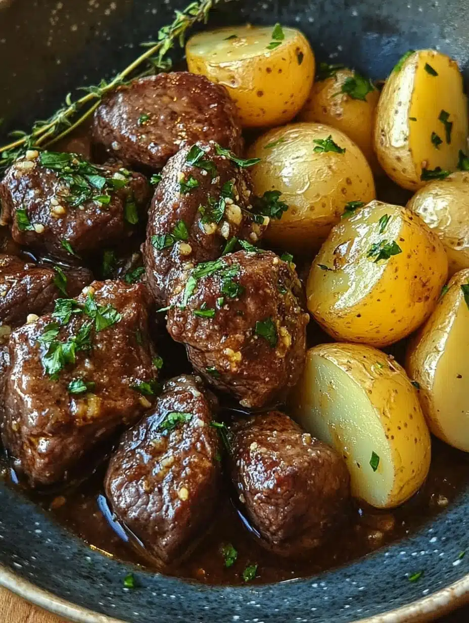 Garlic Butter Beef & Potatoes: The Mystery Spice