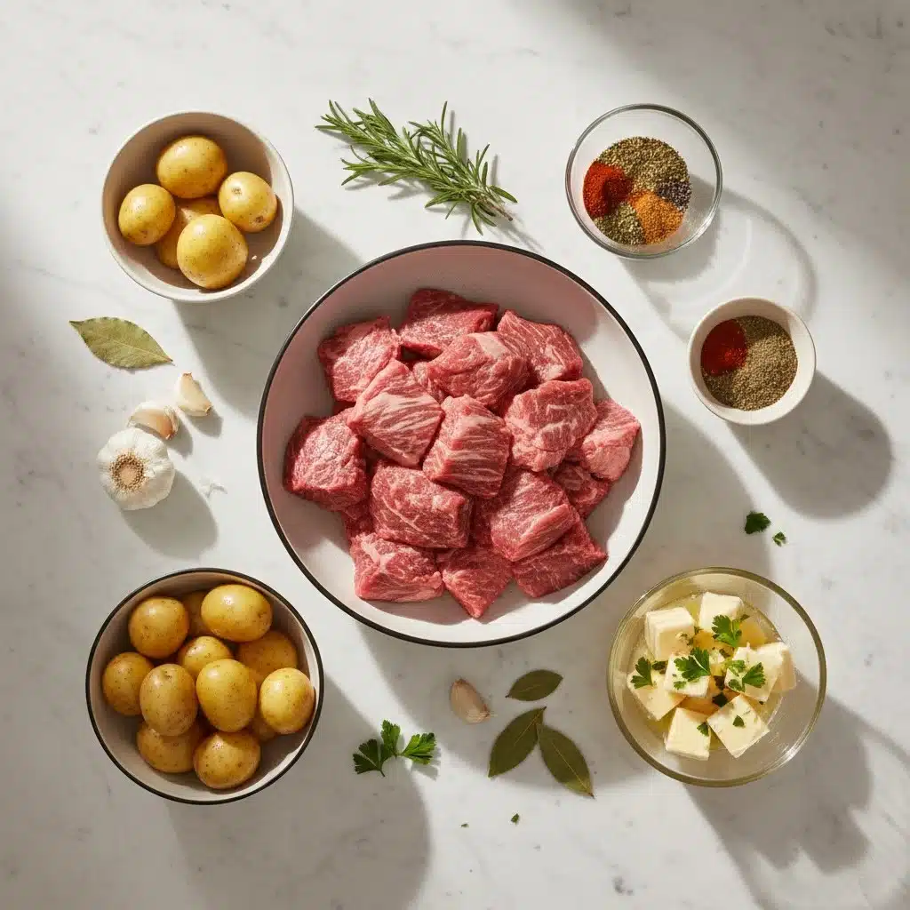 Garlic Butter Beef & Potatoes: The Mystery Spice