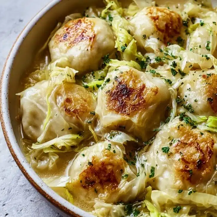 German Cabbage and Dumplings