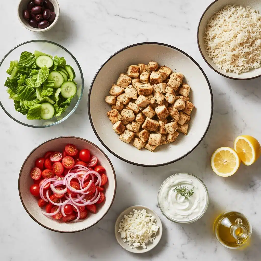 Greek Chicken Bowls Recipe