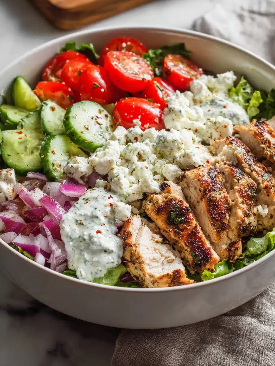 Greek Chicken Bowls Recipe