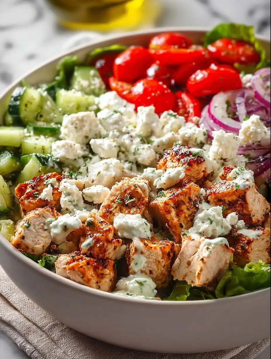 Greek Chicken Bowls