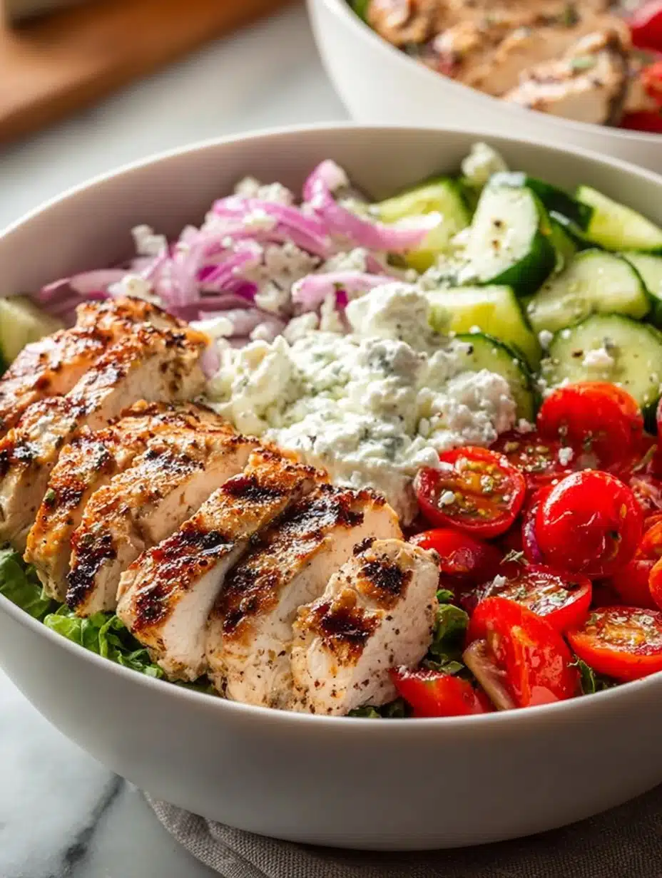 Greek Chicken Bowls