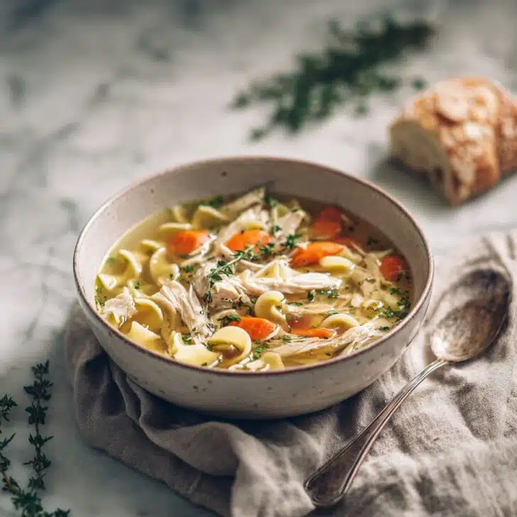 Homemade Chicken Noodle Soup: A Cozy Bowlful of Comfort