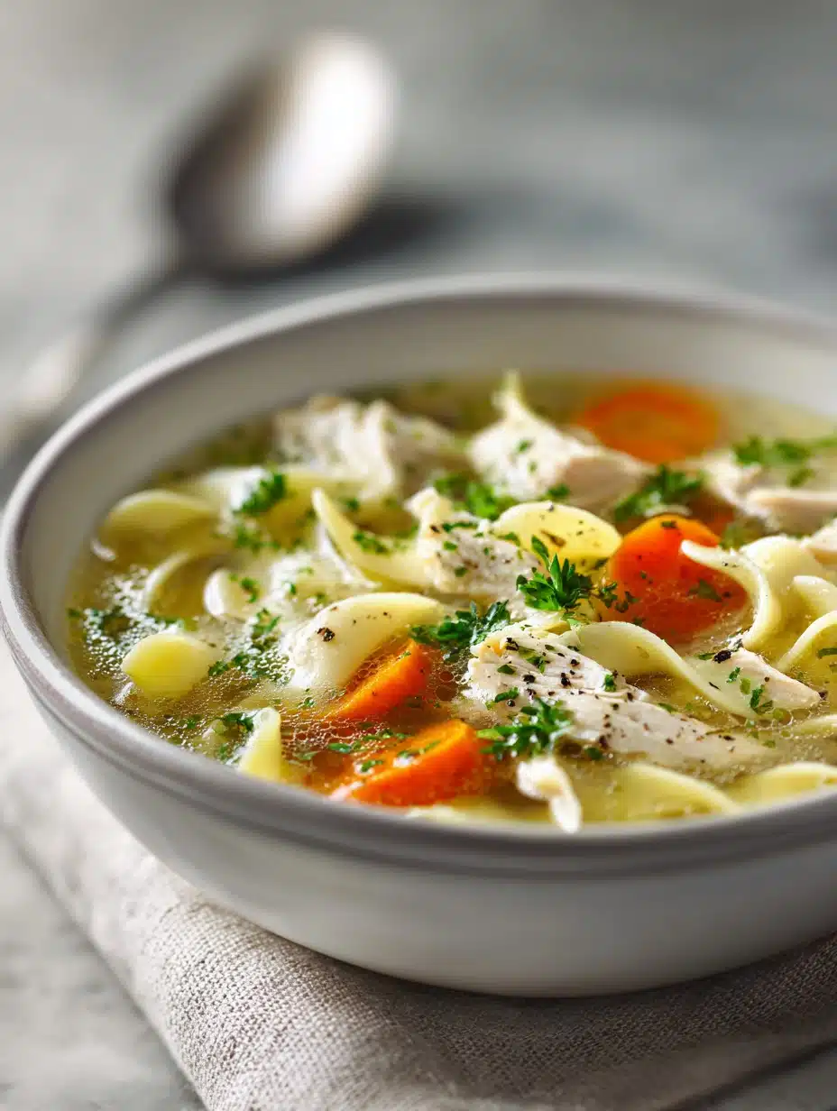 Homemade Chicken Noodle Soup
