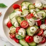 Juicy Cucumber Caprese Salad: A Fresh Summer Favorite