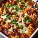 Keto BBQ Chicken Casserole