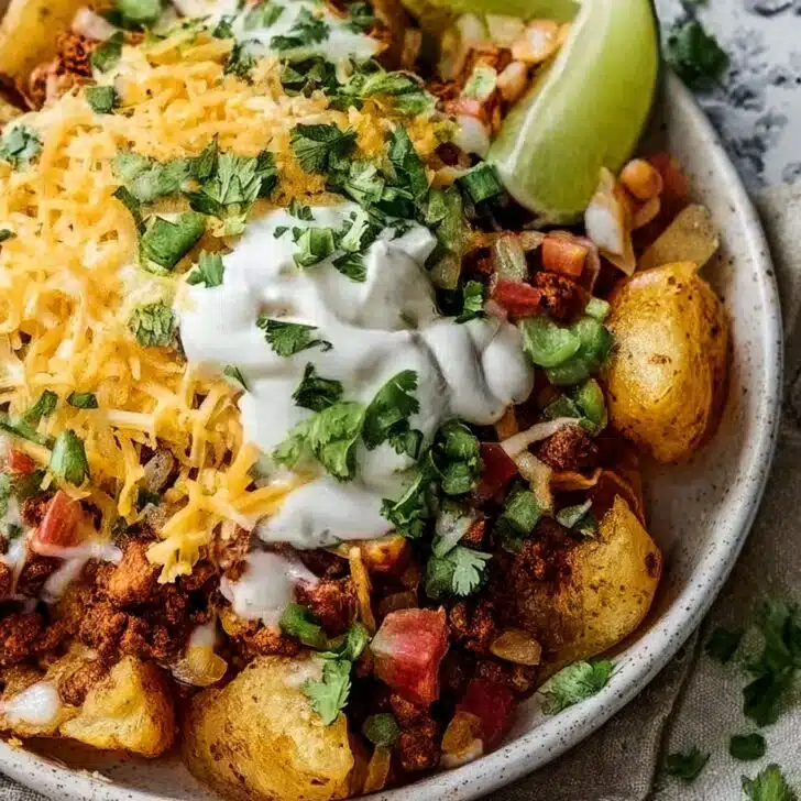 Loaded Potato Taco Bowl Recipe for Busy Nights