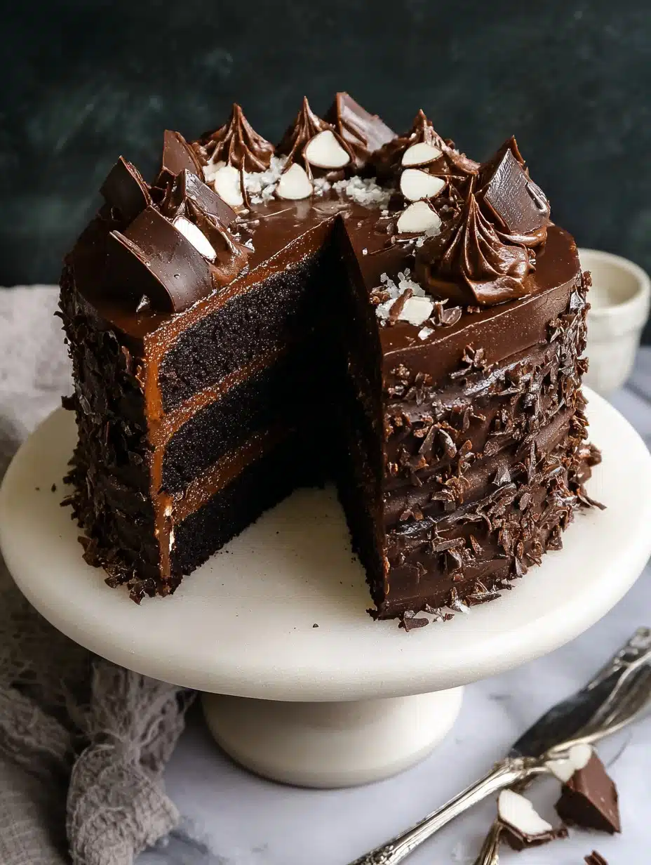 Love at First Sight Chocolate Cake