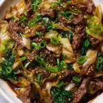 Low-Carb Beef and Cabbage Stir-Fry