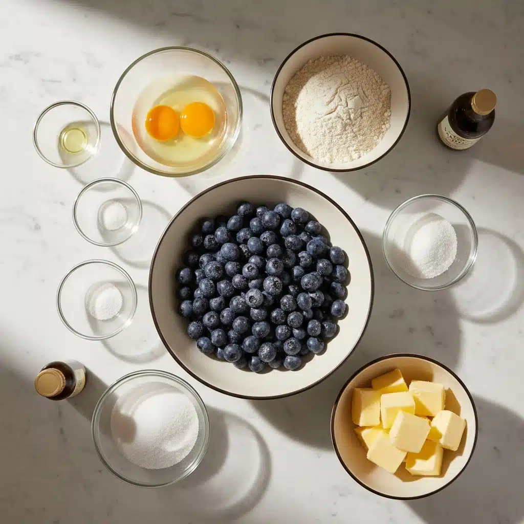 Low Carb (Keto-Friendly) Blueberry Butter Cake
