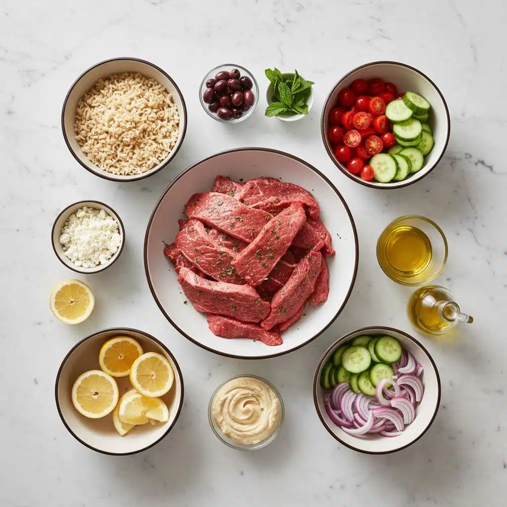 Mediterranean Steak Bowl Recipe