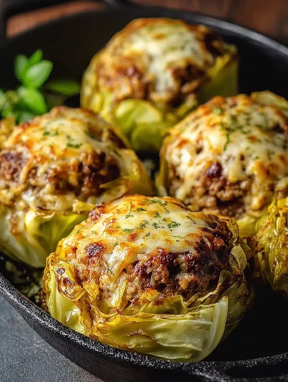 Oven-Baked Cabbage Burgers