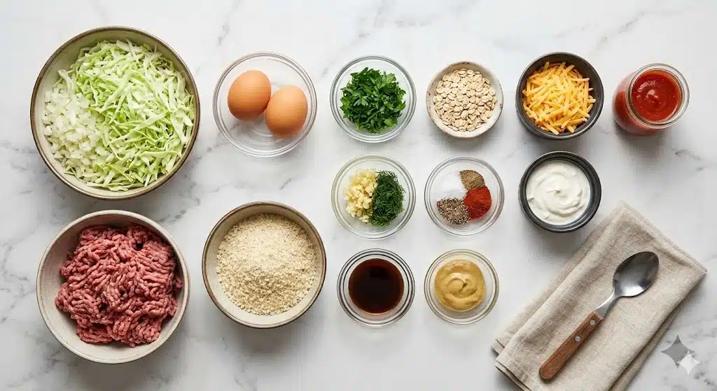 Oven-Baked Cabbage Burgers