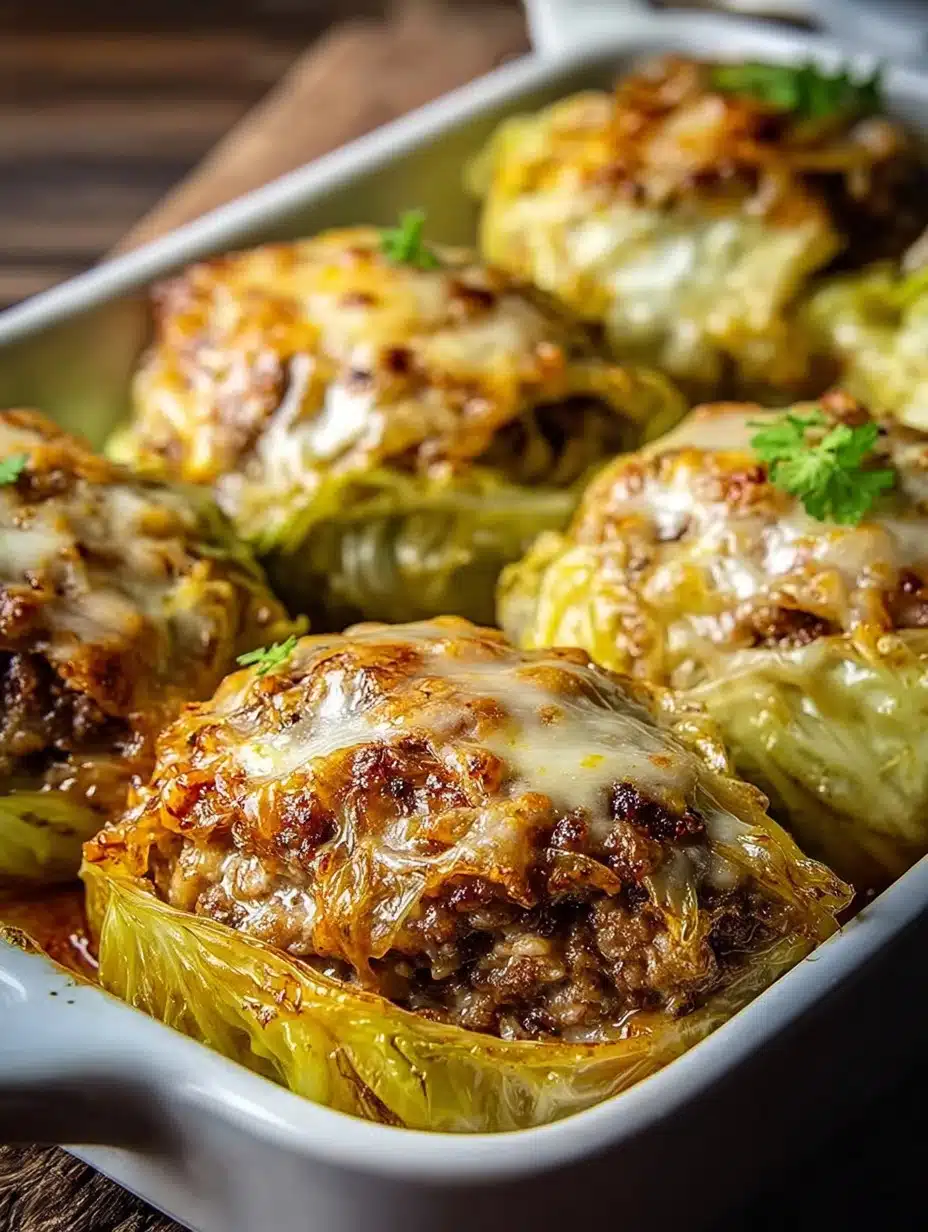 Oven-Baked Cabbage Burgers