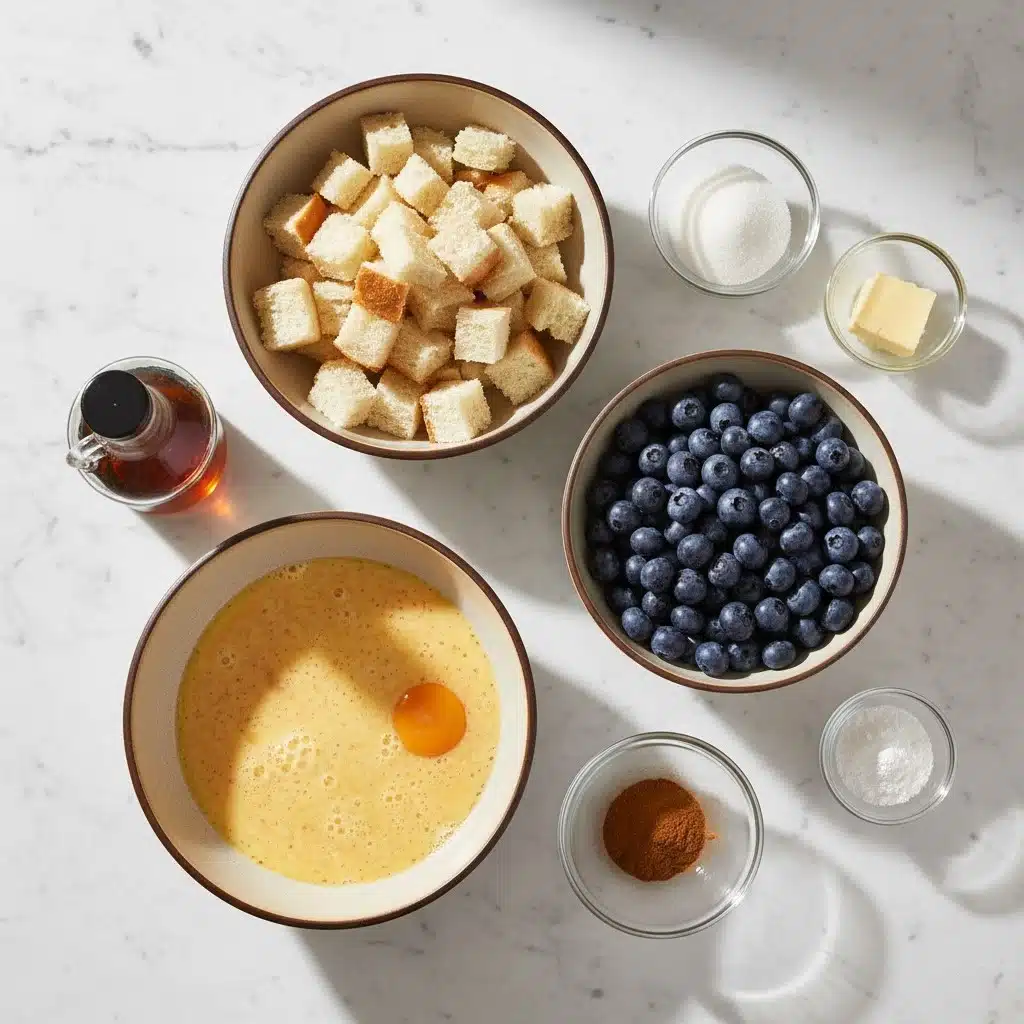 Quick Blueberry French Toast Casserole