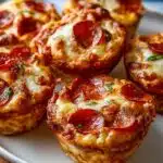 Savory Carnivore Pizza Muffins