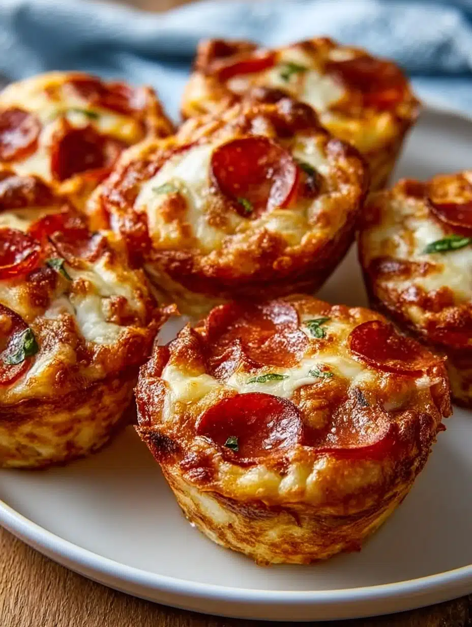 Savory Carnivore Pizza Muffins