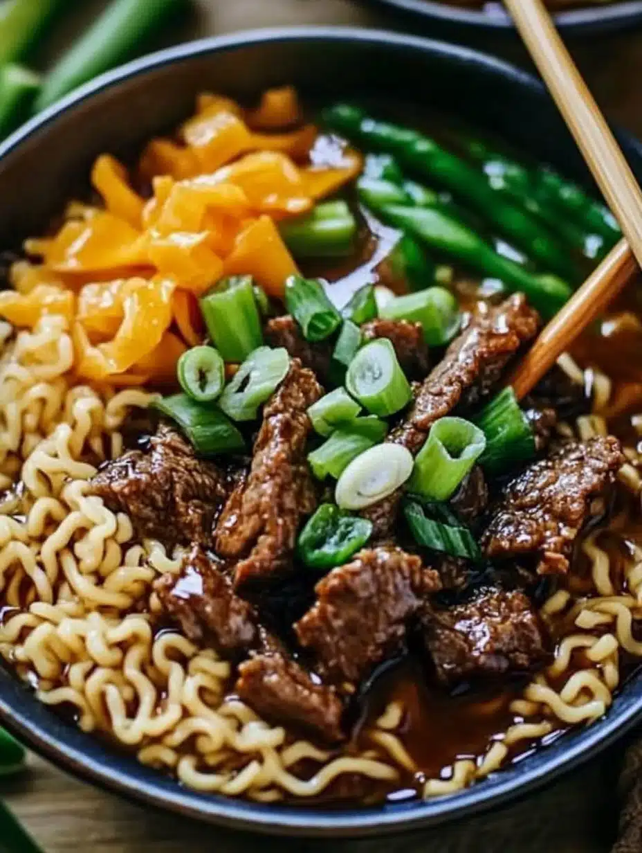 Secret Slow Cooker Beef Ramen (For Cozy Nights)
