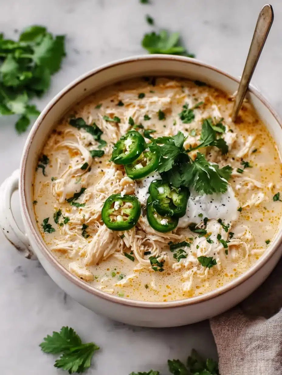 Simple Keto White Chicken Chili