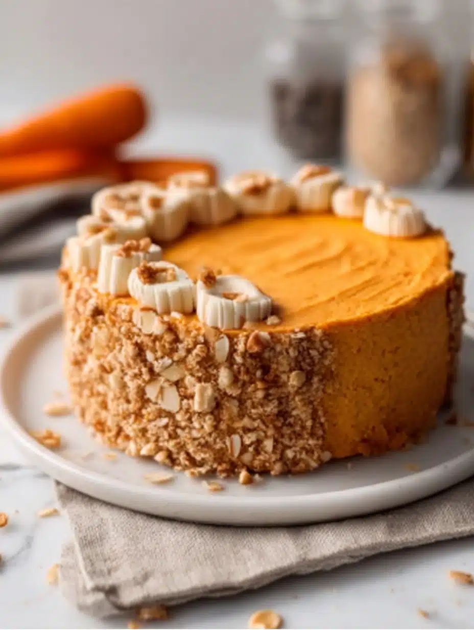 Sweet Potato and Oatmeal Dog Cake