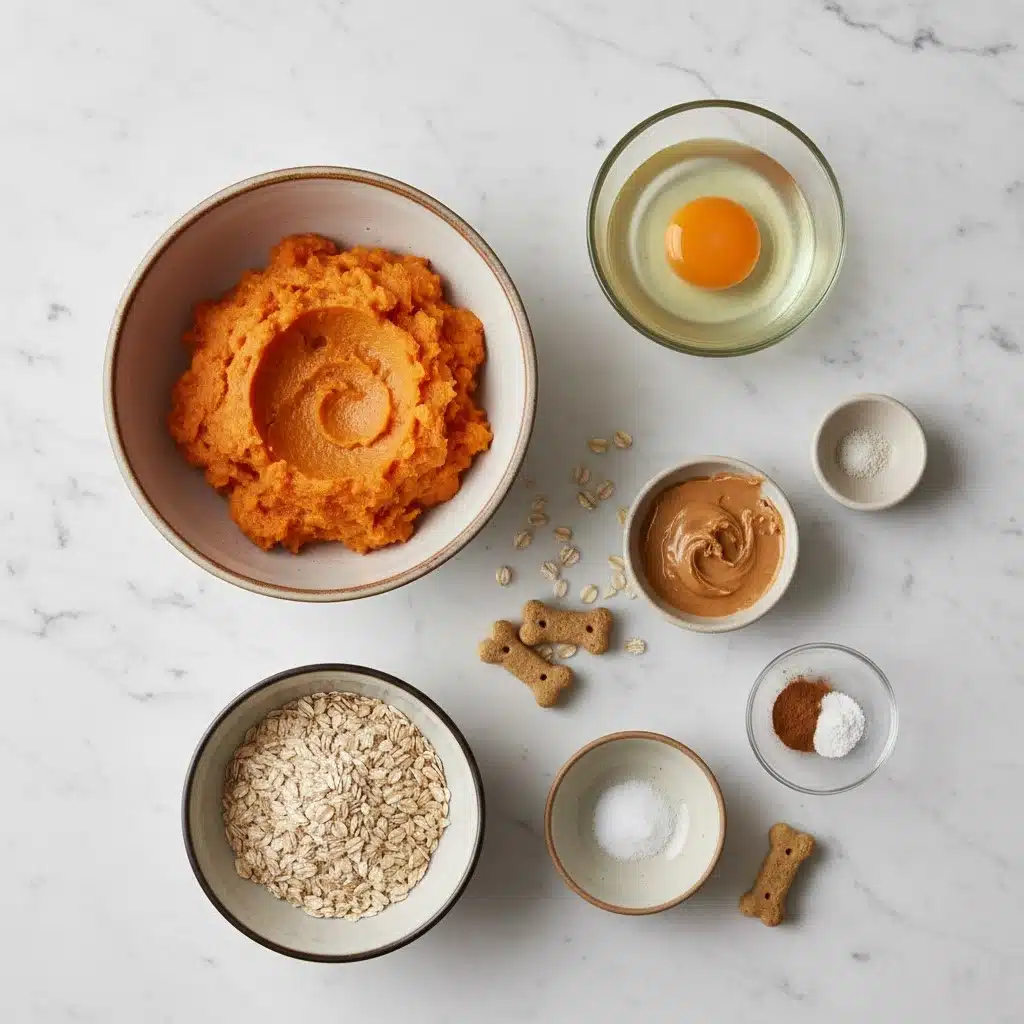 Sweet Potato and Oatmeal Dog Cake