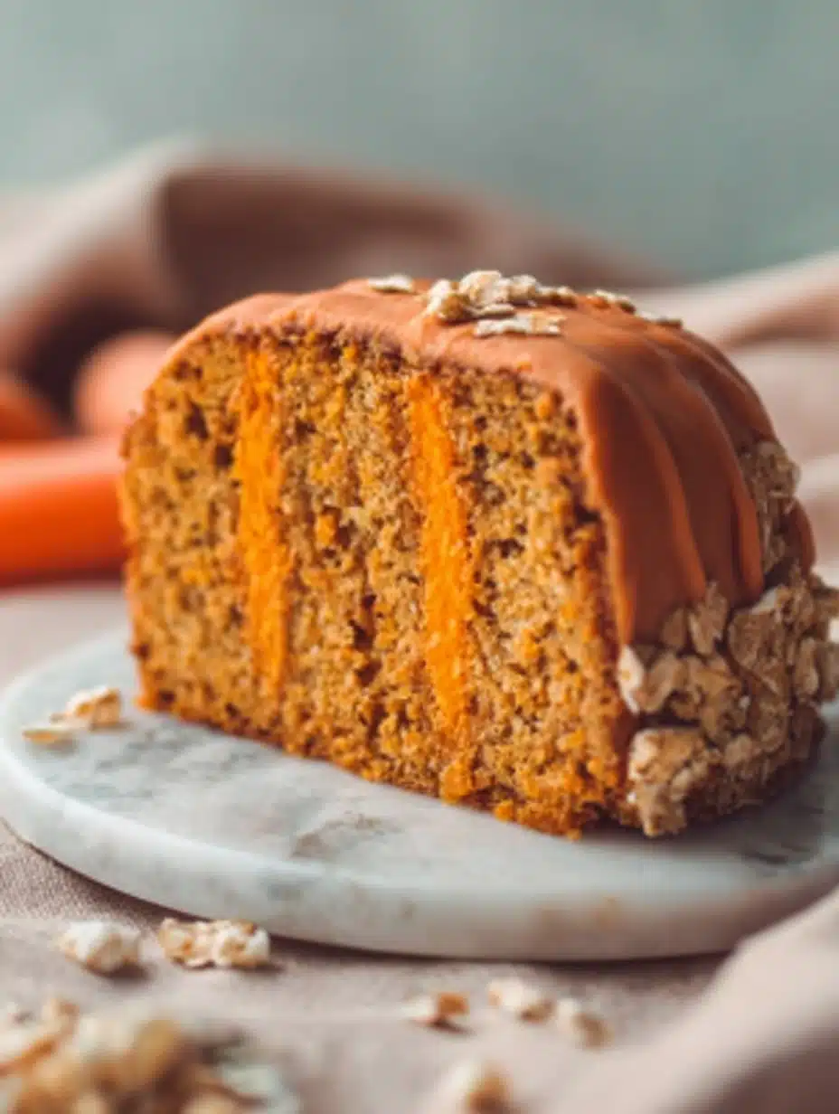 Sweet Potato and Oatmeal Dog Cake