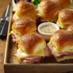 The Game Day Half-time Ham And Cheese Sliders (With Mystery Sauce!)