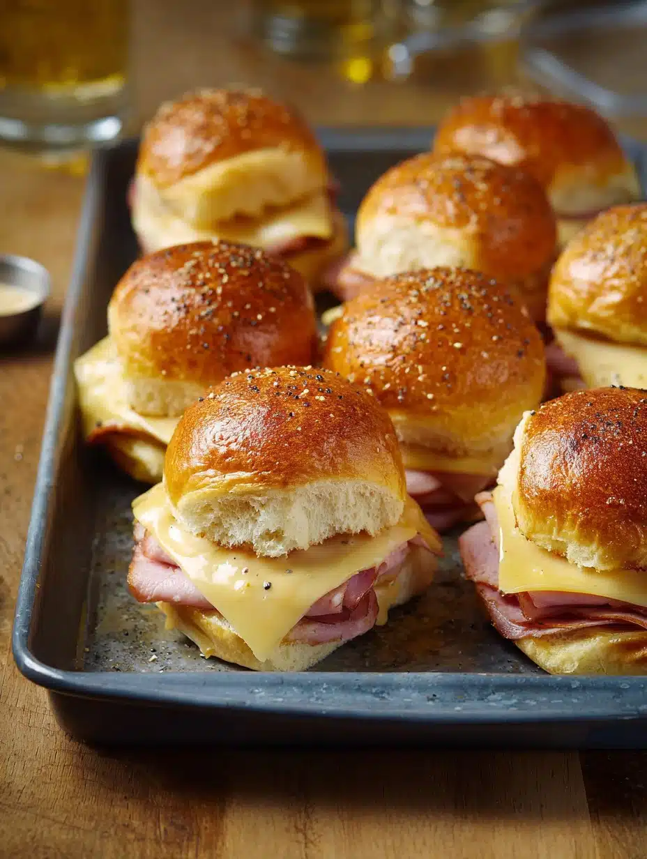 The Game Day Half-time Ham And Cheese Sliders (With a Winning Mystery Sauce)