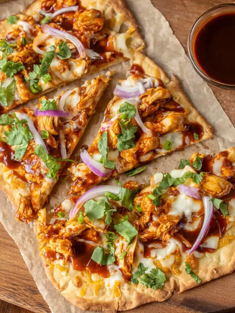 BBQ Chicken Flatbread Recipe