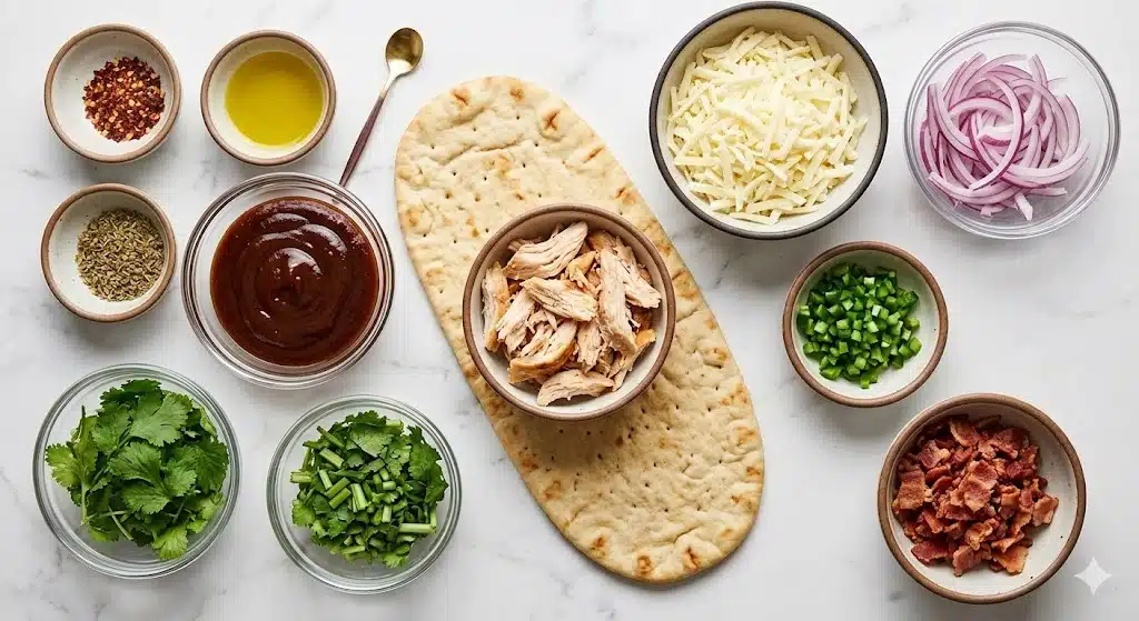 BBQ Chicken Flatbread Recipe