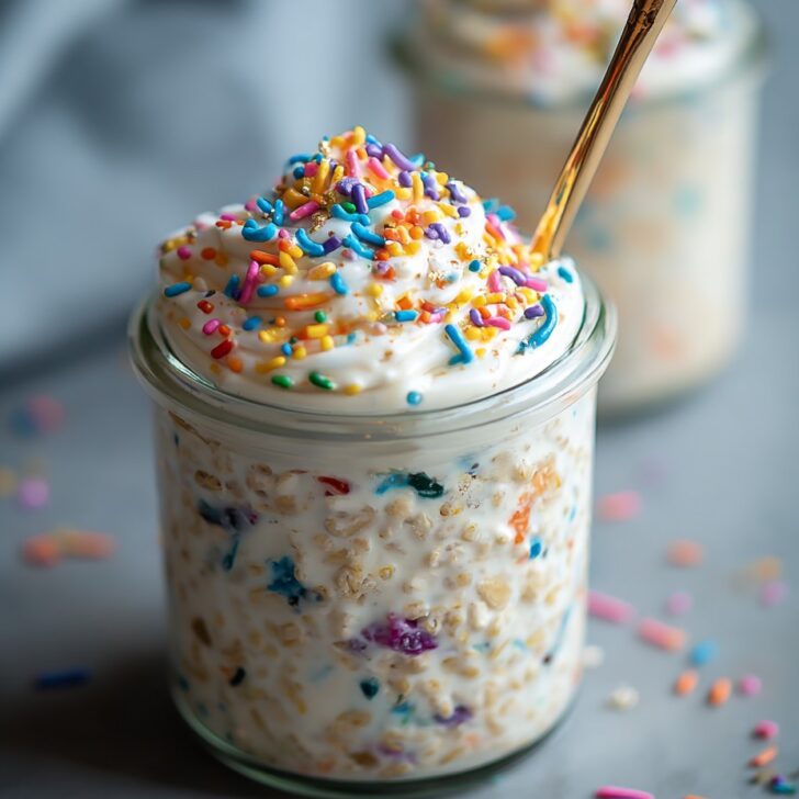 Birthday Cake Overnight Oats