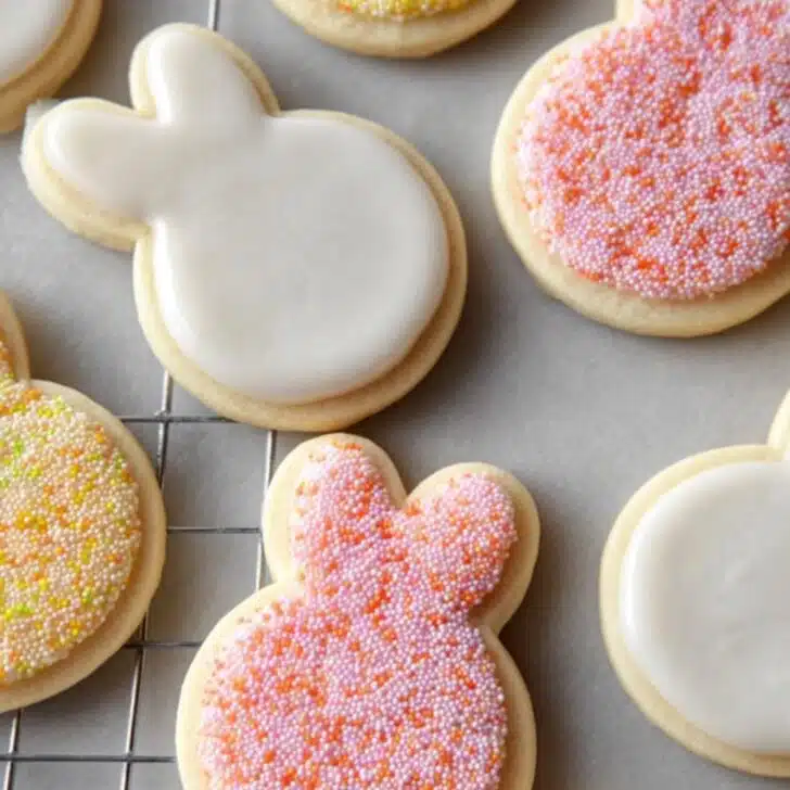 Bunny Tail Sugar Cookies