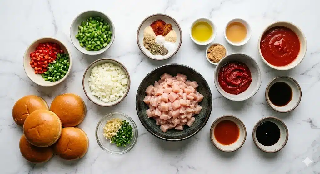 Cajun Chicken Sloppy Joes Recipe