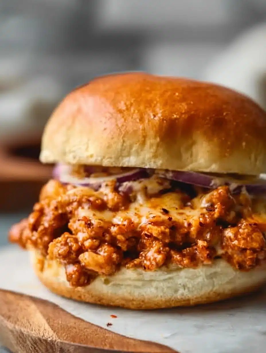 Cajun Chicken Sloppy Joes Recipe
