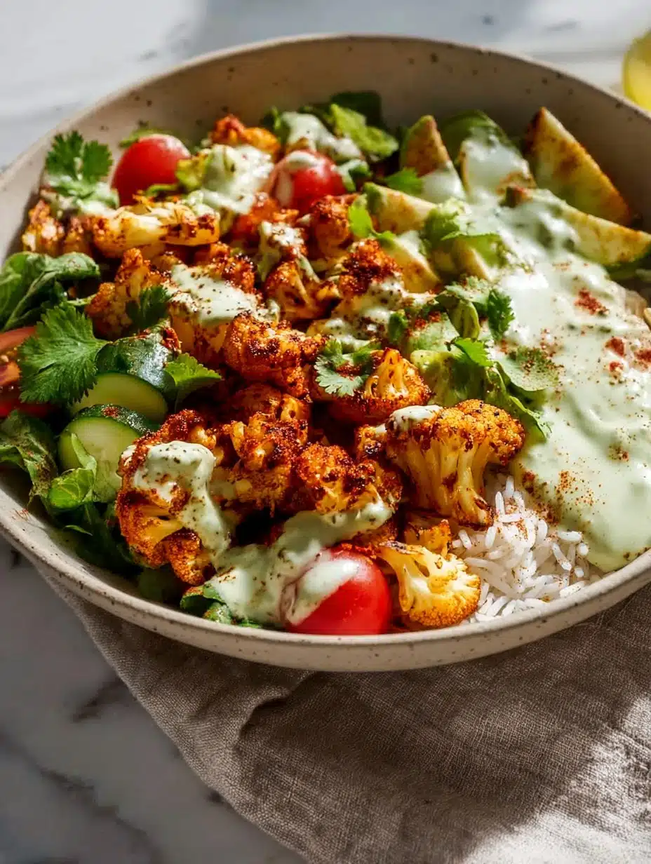 Cauliflower Shawarma Bowls