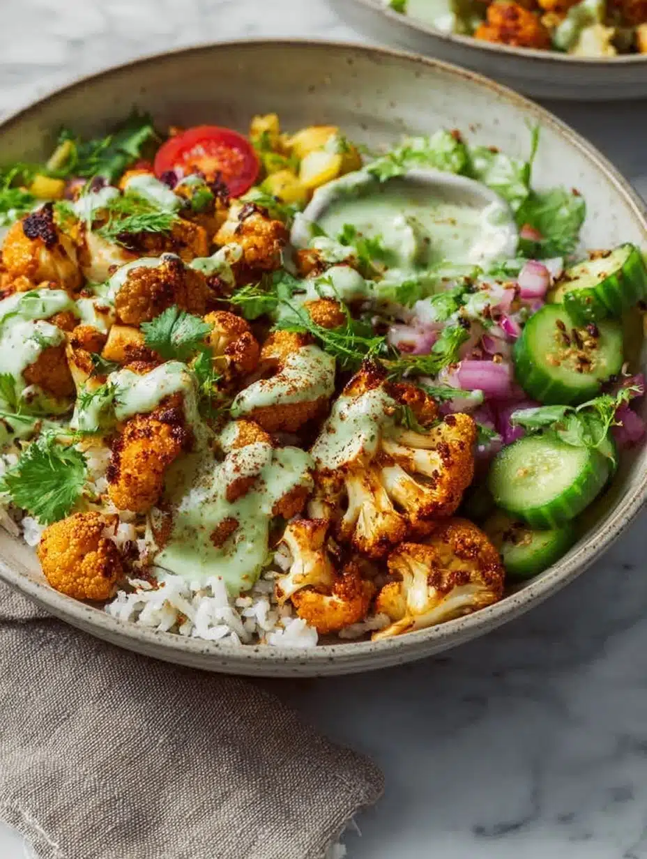 Cauliflower Shawarma Bowls